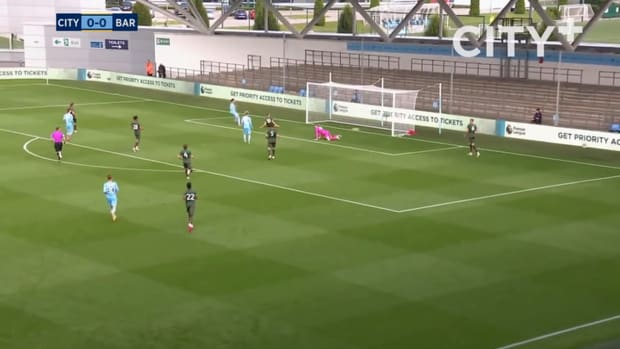 Manchester City put four goals past Barnsley in pre-season